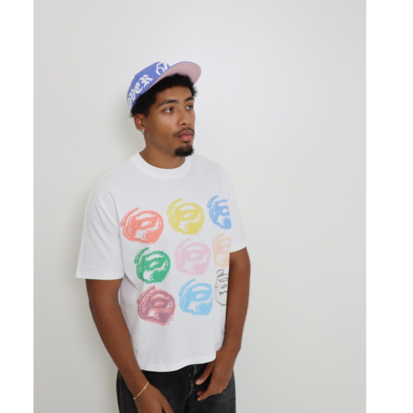 "P" Coloured Hologram Tee