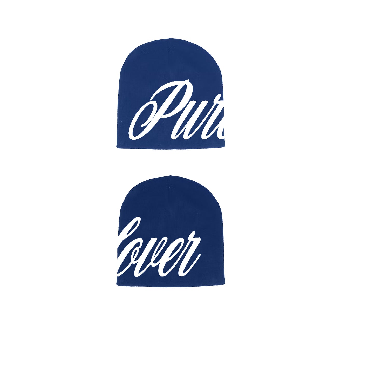 Purelover Cursive Biker Beanie