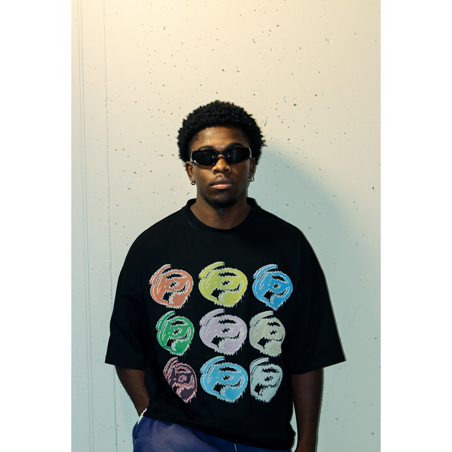 "P" Coloured Hologram Tee