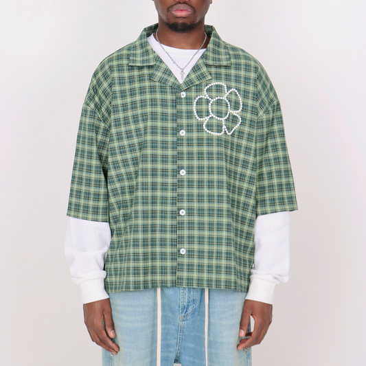 PURELOVER EST. Plaid Double Sleeve