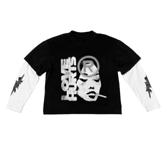 LOVE HURTS Double Sleeve Tee